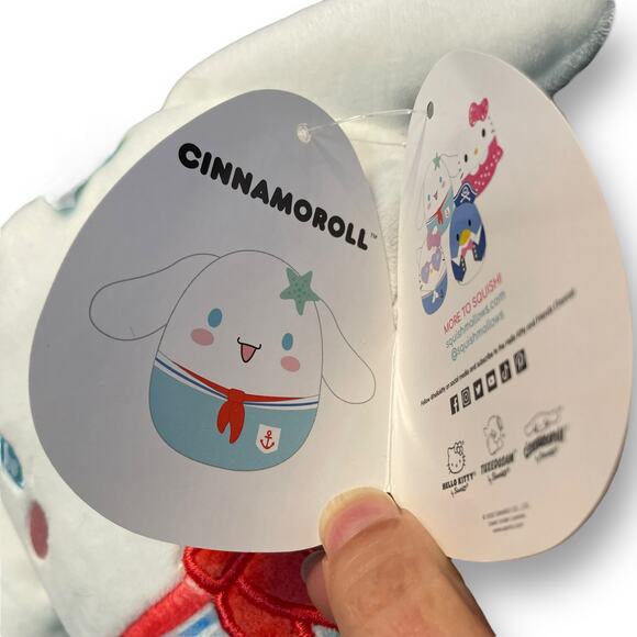 Hello Kitty Plush Dog Squishmallows Cinnamoroll Pillow Sanrio Sailor Nursery 7" - Picture 7 of 9